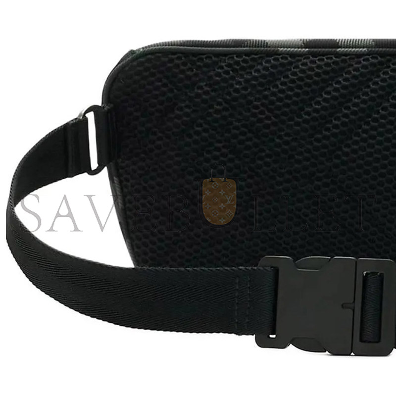 BURBERRY GRID CROSSBODY WAIST BAG 80974111 (27*14*7cm)